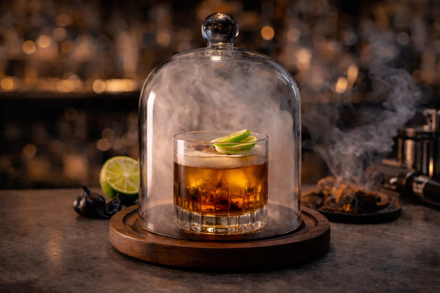 Création culinaire à l'ail noir