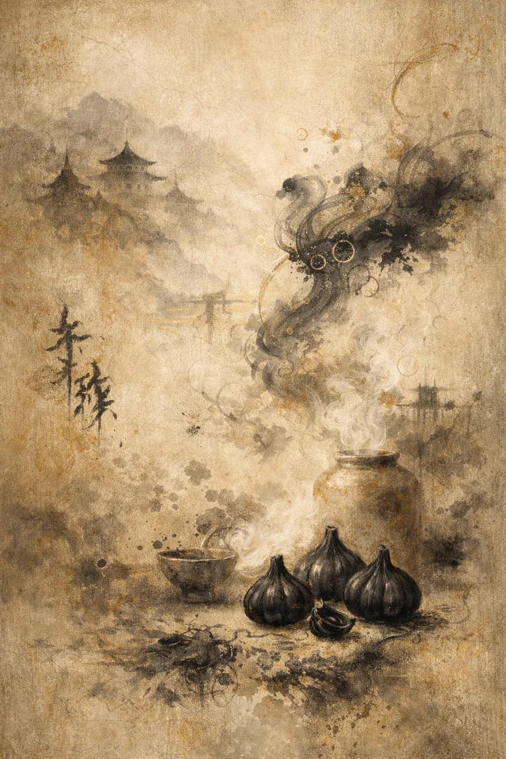 Origines et histoire de l'ail noir