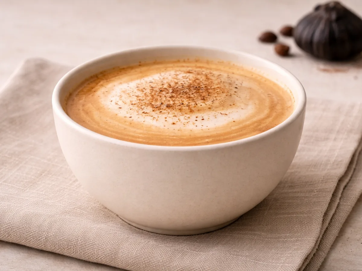 Café au Lait à l'Ail Noir