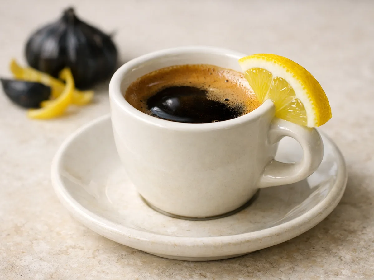 Espresso Romano à l'Ail Noir