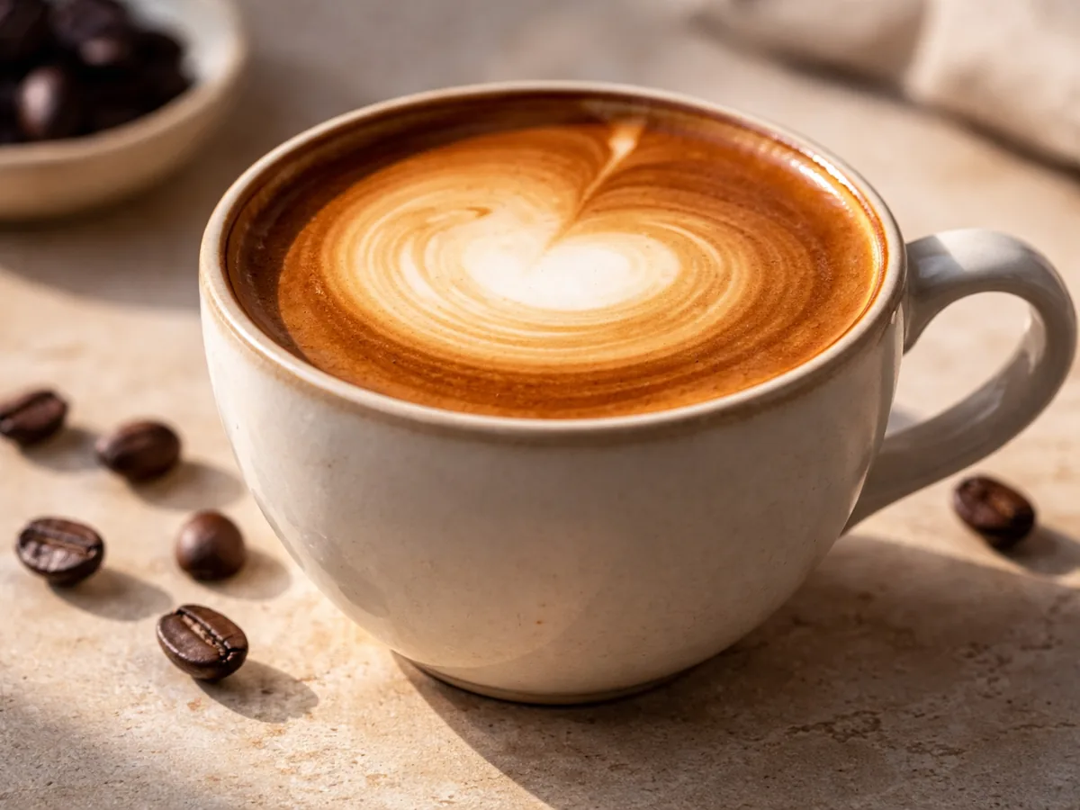 Flat White à l'ail noir