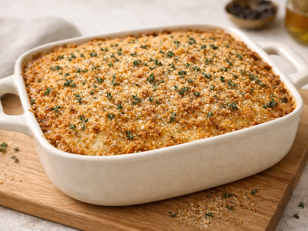 Gratin dauphinois revisité à l'ail noir