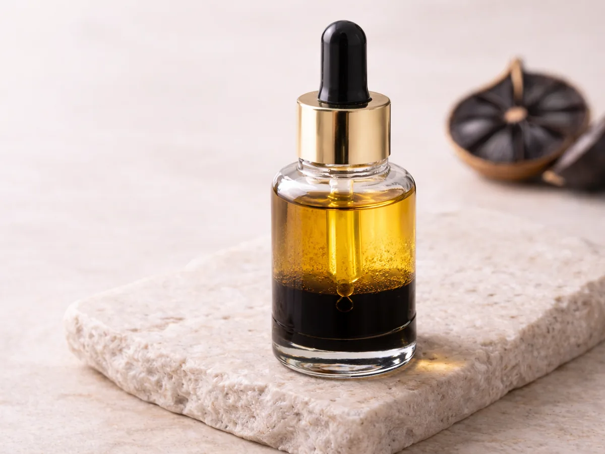 Huile de Massage à l'Ail Noir