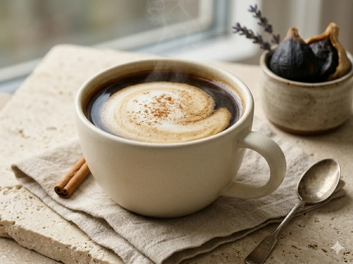 Infusion café-ail noir