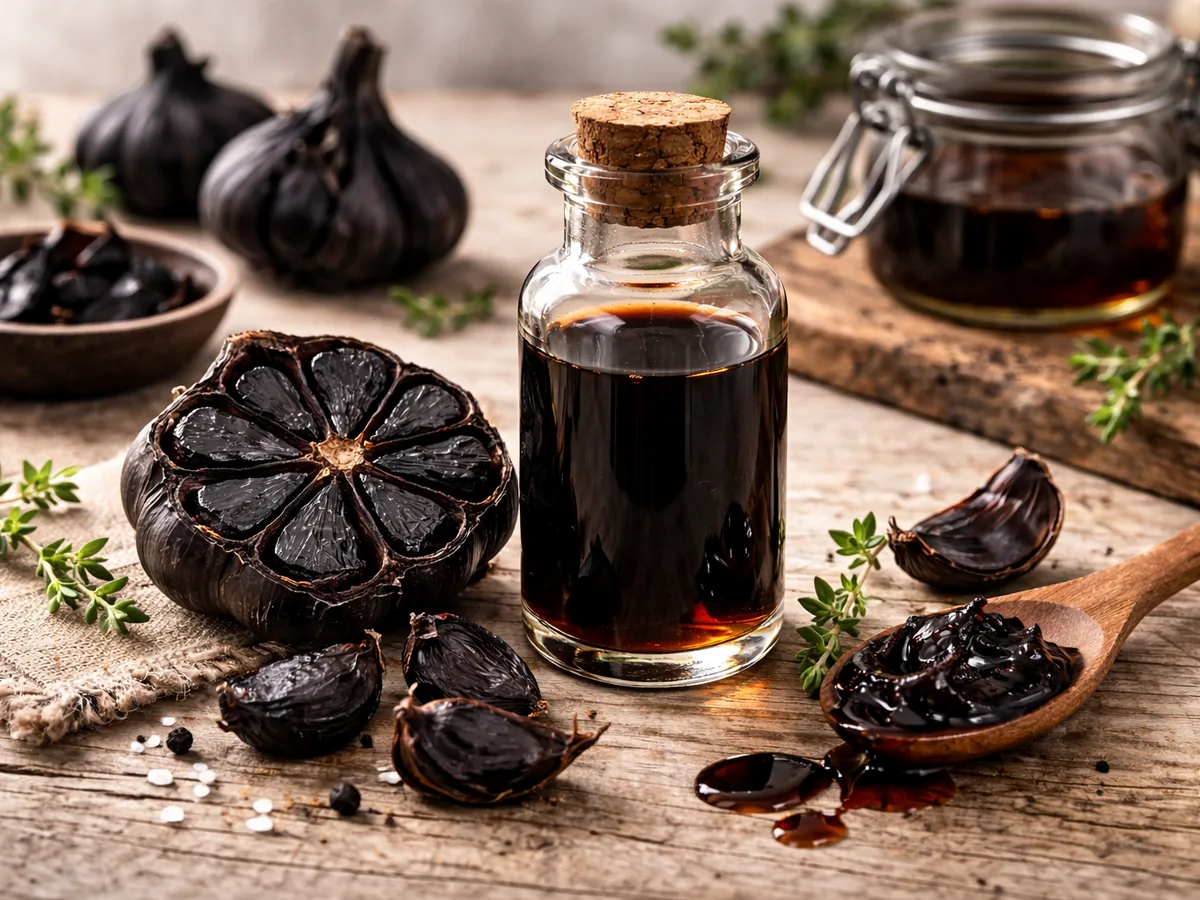 L'essence d'ail noir maison