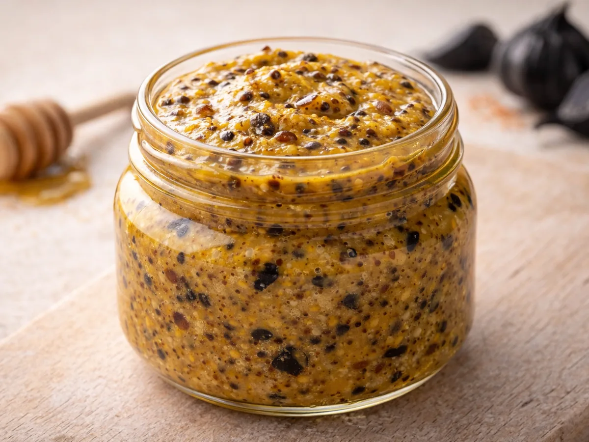 Moutarde à l'Ail Noir et Miel