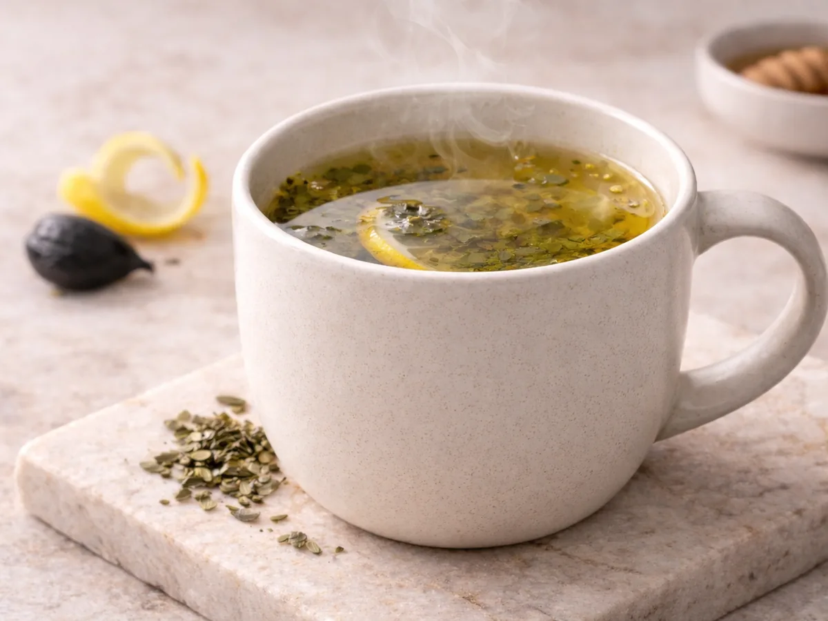 Thé Vert Infusé à l'Ail Noir pour augmenter le métabolisme